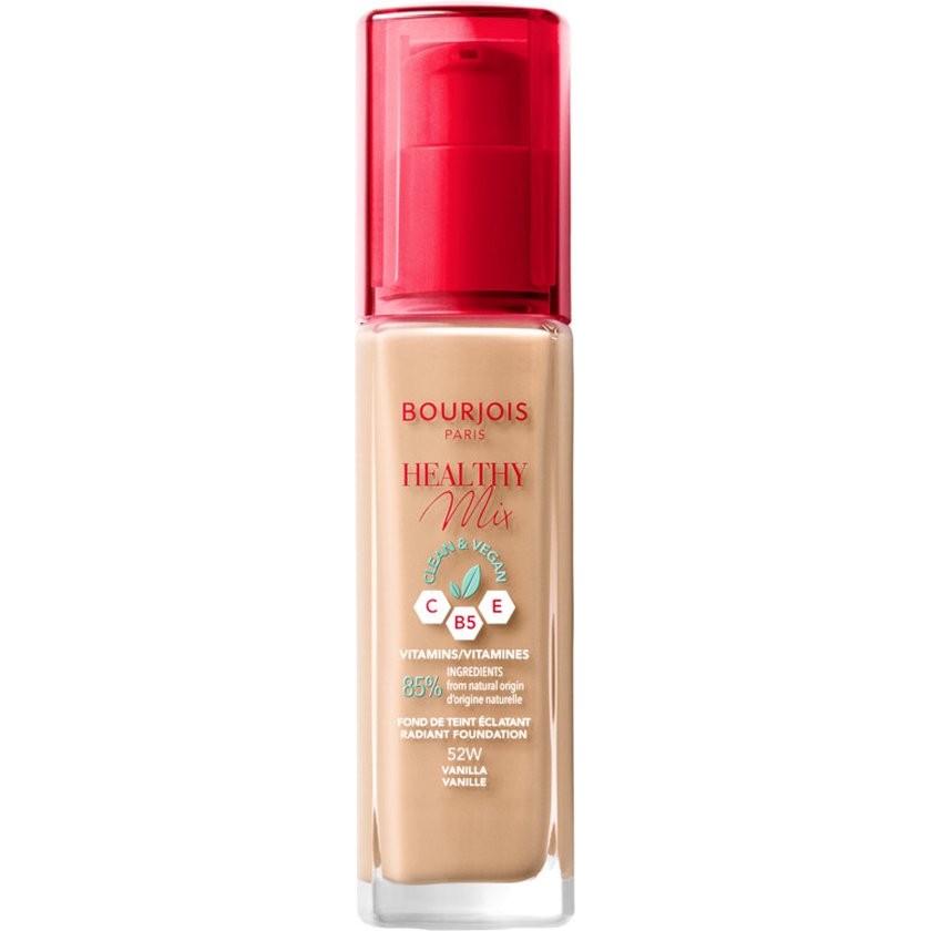 Healthy Mix Clean & Vegan Radiant Foundation 30 Ml By Bourjois #052 Vanilla