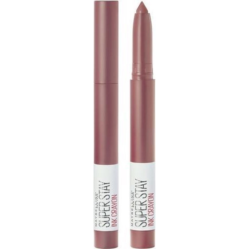 Maybelline Superstay Ink Crayon Matte Lipstick   15 Lead The Way   Nude   14 Gr