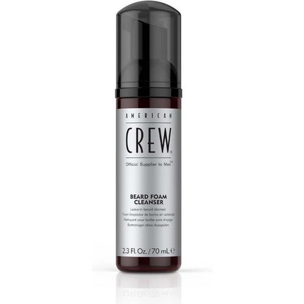 American Crew Beard Foam Cleanser, Clear, 70 millilitre