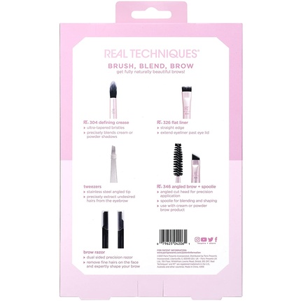 Real Techniques Limited Edition Brush, Blend, Brow Set