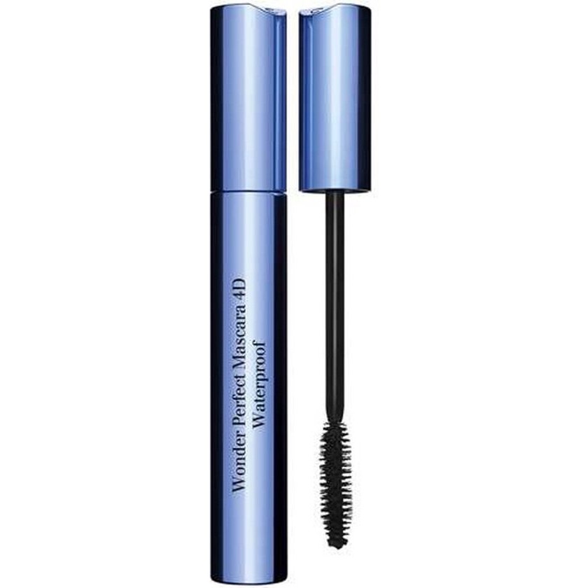 Wonder Perfect 4d Waterproof Mascara By Clarins #01-black 8 Ml
