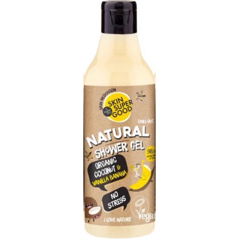 Organic Shop Skin Super Good Natuurlijke Douchegel Organic Coconut en Banana Vanilla – 250 ml