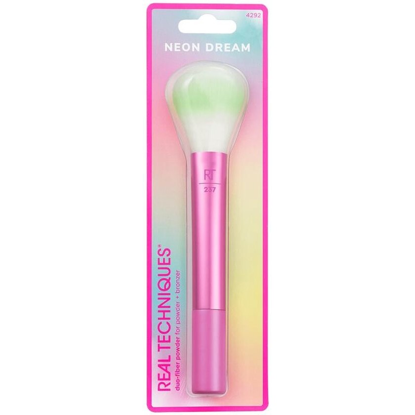 Real Techniques Neon Dream Duo-Fiber Powder Brush