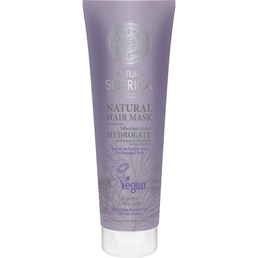 Natura Siberica Natural Hair Mask. Repair And Protection For Damaged