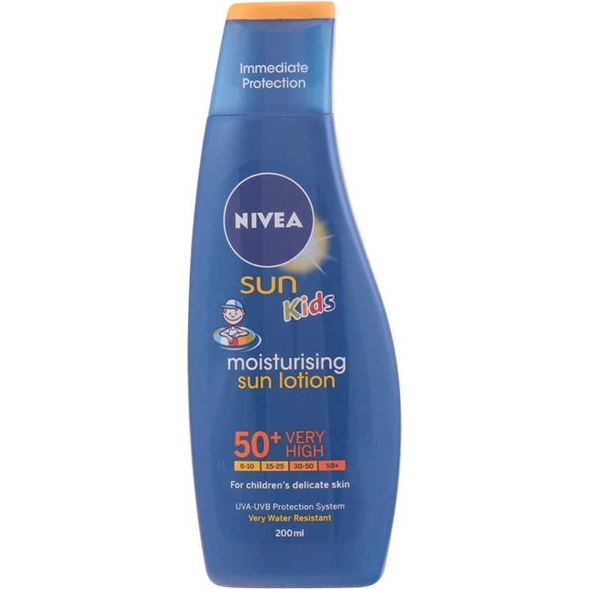 Sun Ninos Waterproof Moisturizing Protector Spf50 + By Nivea 200 Ml