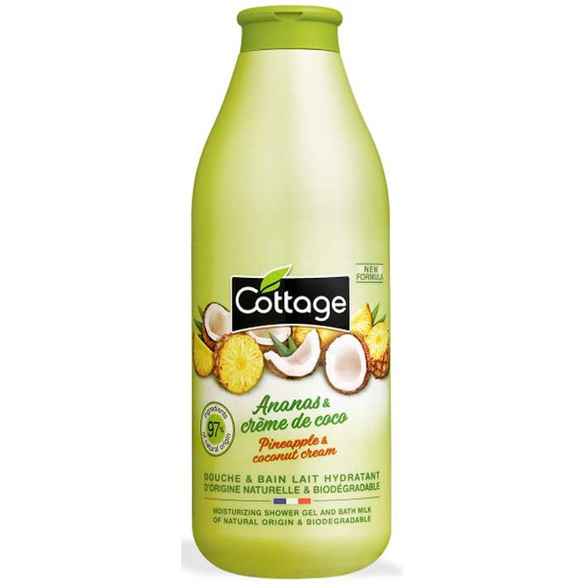 Cottage Pineapple  Coconut Cream Milk Shower Gel 750ml