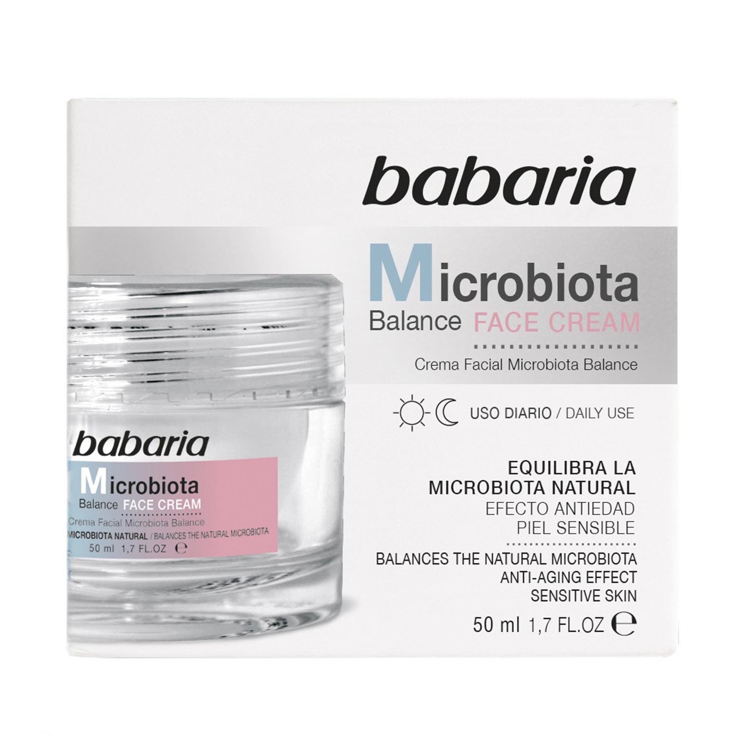 Babaria Microbiota Balance Facial Cream Daily Use Sensitive Skin 50ml