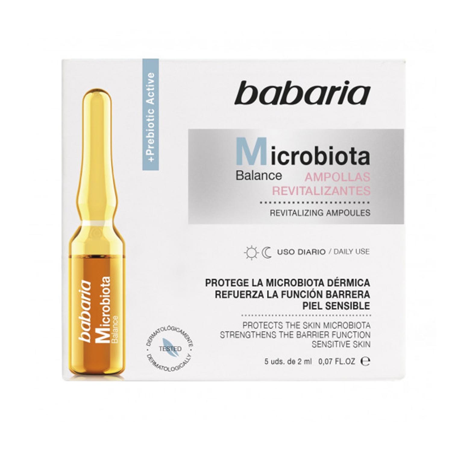 Babaria Microbiota Balance Treatment Revitalizing Ampoules Sensitive Skin Daily Use 5 units