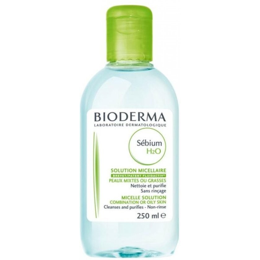 Bioderma Sebium H2o Micelle Solution Combination Or Oily Skin 250ml