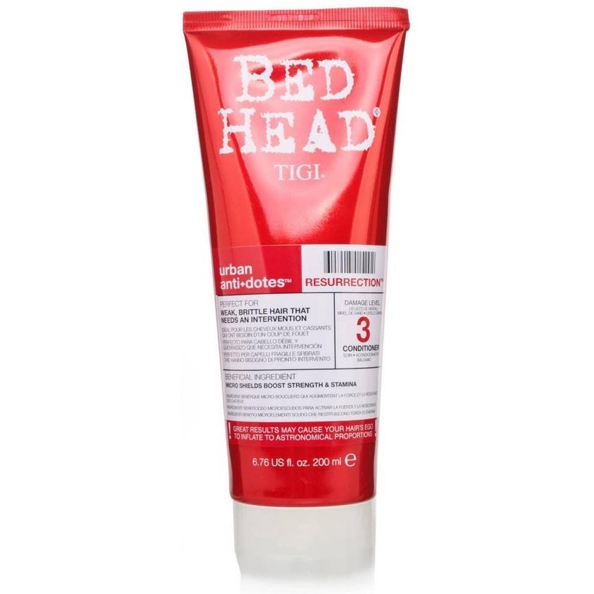 Bed Head by TIGI – Urban Antidotes Resurrection Conditioner – Ideal for Damaged Hair – 750 ml