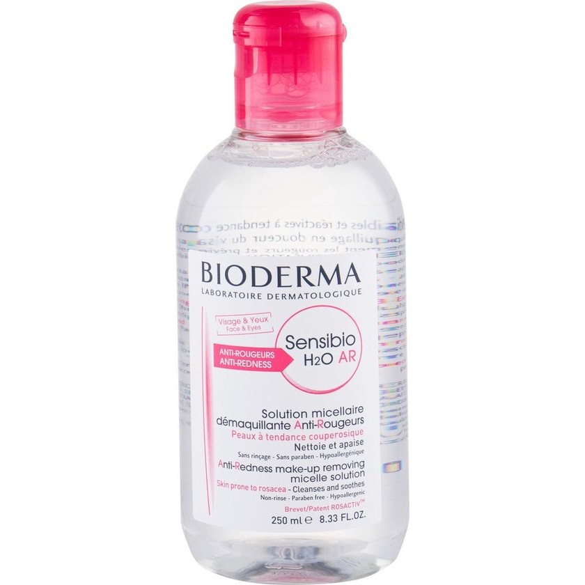 Bioderma Sensibio H2o Ar Micellar Water Against Redness 250 Ml