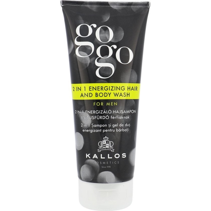 Kallos – GoGo 2 In 1 Energizing Hair And Body Wash For Men (M)