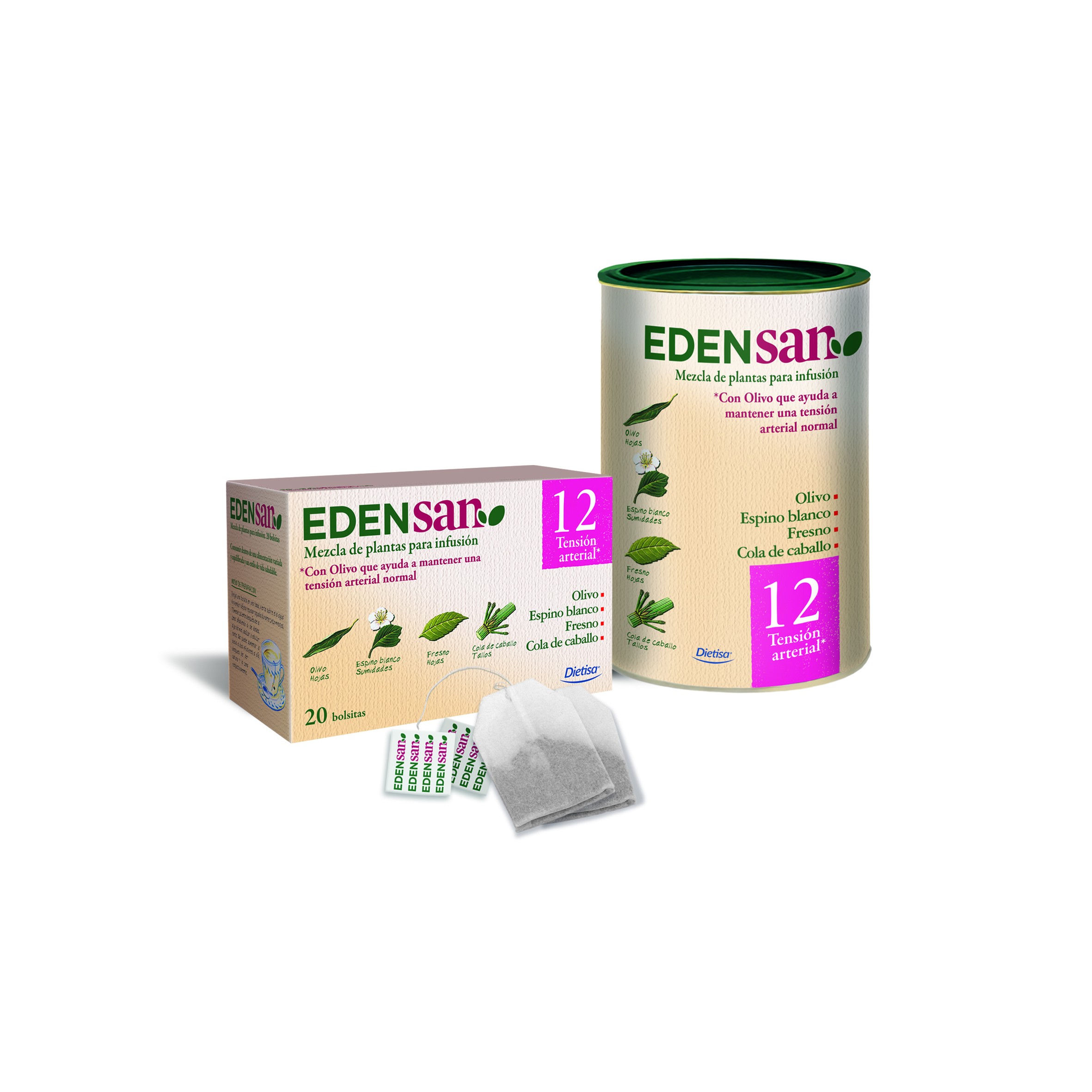 Dietisa Edensan 12 Tension Arterial 20 Filtros