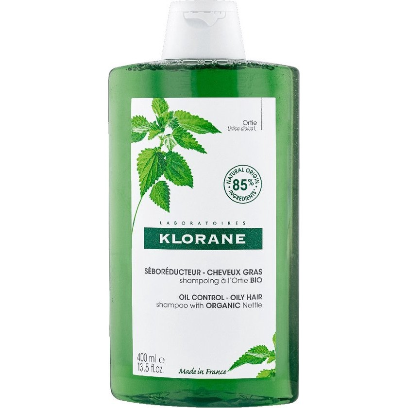 A La Ortiga Bio Sebum-regulating Shampoo Oily Hair 400 Ml By Klorane 400 Ml