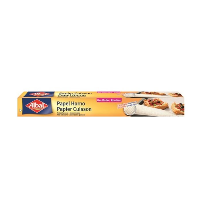 Albal 4008871201669 Set of 2 Non-Stick Baking Paper (2 Rolls) – 8 x 0.38 m