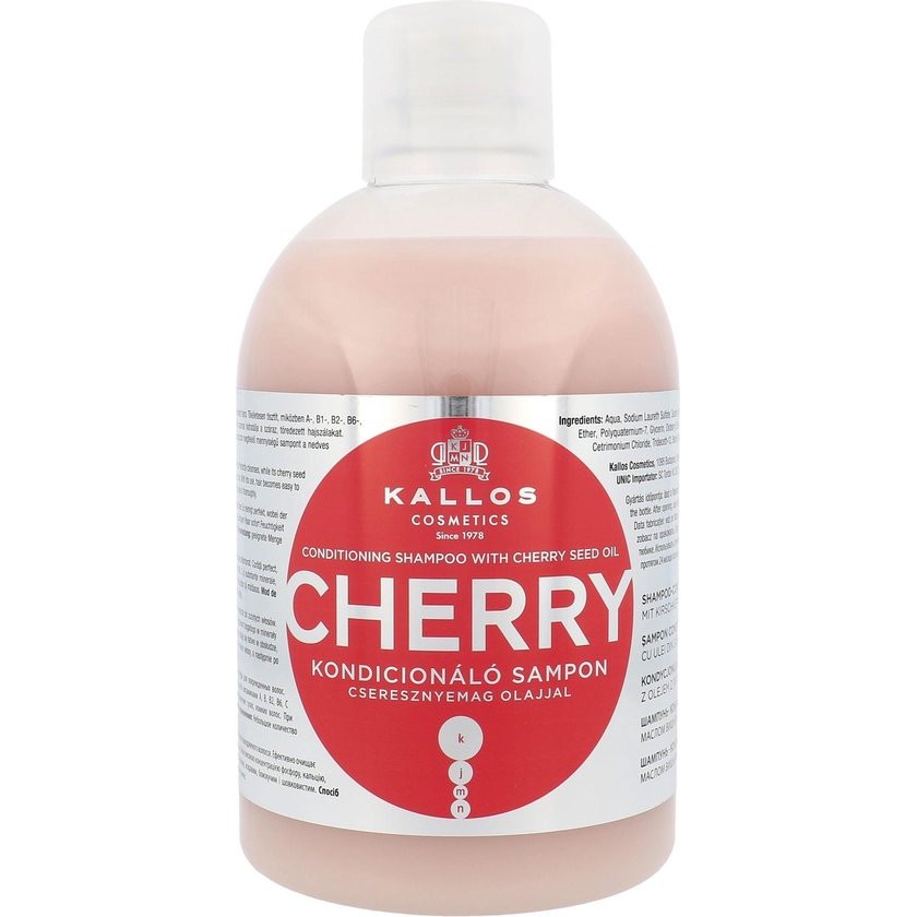 Kallos – Conditioning Shampoo with Cherry Seed Oil – 1000ml