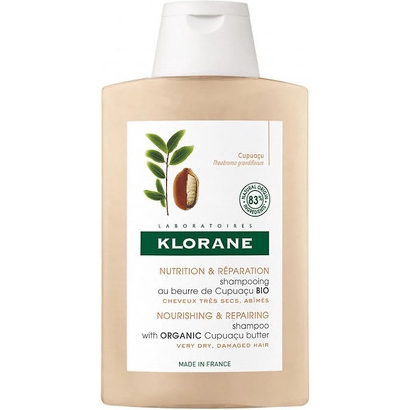 Klorane Haar Fleur de Cupuaçu Nutrion & Réparation Shampooing Shampoo Dry/Damaged Hair 400ml