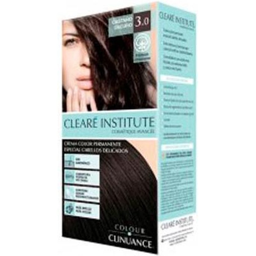 Permanent Colour Creme Clearé Institute Colour Clinuance Nº 3.0-castaño oscuro (1 Unit)