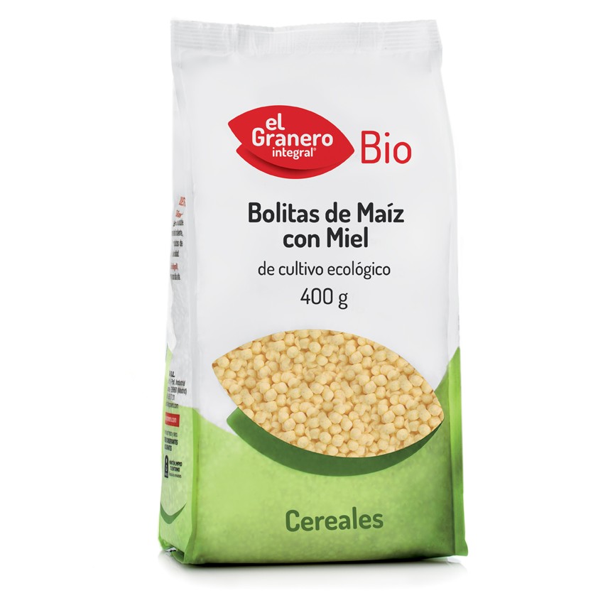 Granero Organic Corn Balls with Honey 400g
