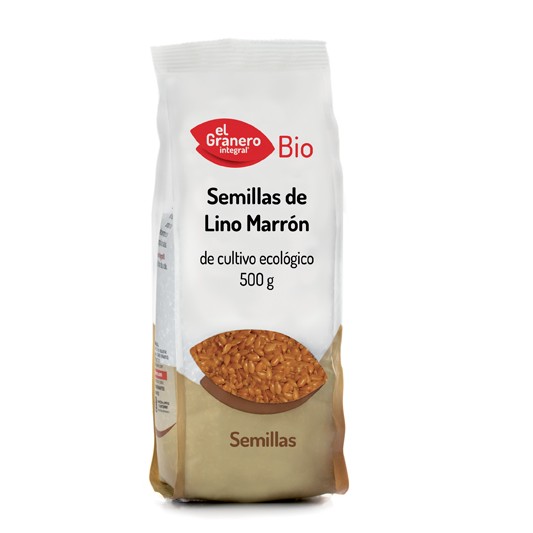 Granero Organic Brown Flax Seeds 500g Toasted