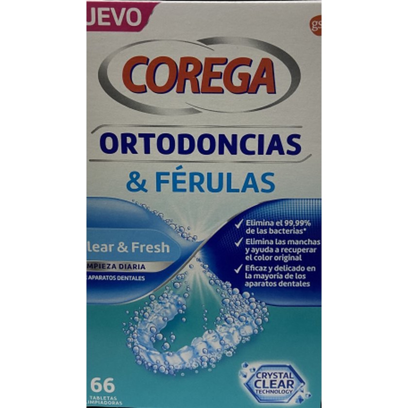 Corega Orthodontics & Splints 66 Tablets