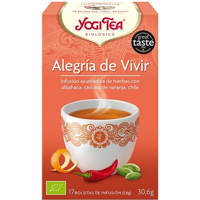 Yogi Tea Alegria De Vivir Reconfortable 17 Bols