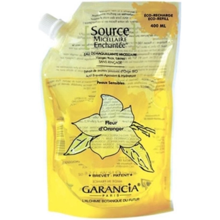 Garancia Source Micellaire Enchanta c  Orange Blossom Eco refill Makeup Remover 400ml