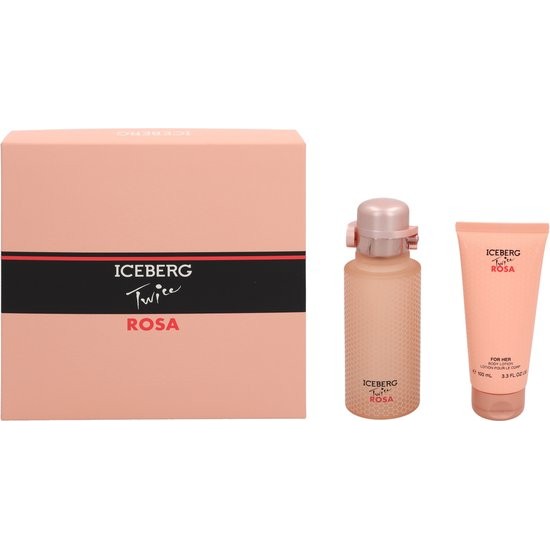 Iceberg Twice Rosa Eau De Toilette 125ml Spray Locion Perfumada Corporal 100ml