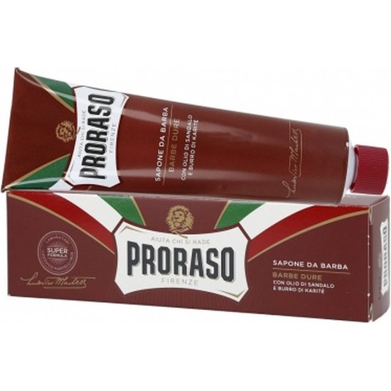 Proraso – Red Shaving Soap In A Tube – Shave Soap In The Tube