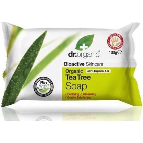 Dr Organic Tea Tree Soap 100ml