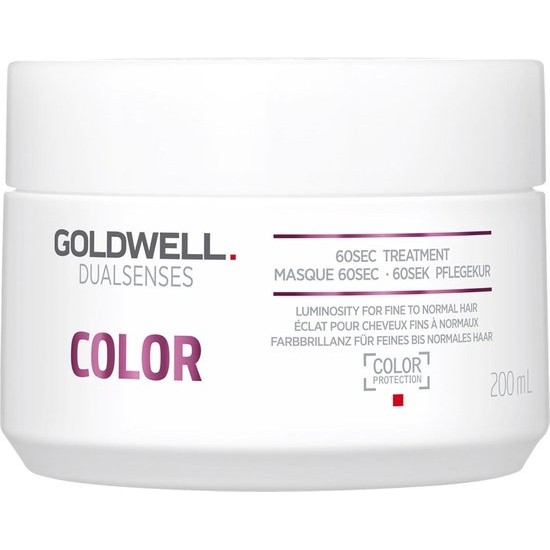 Goldwell Dualsenses Color 60sec Treatment Masker FijnNormaalGekleurd Haar 200ml