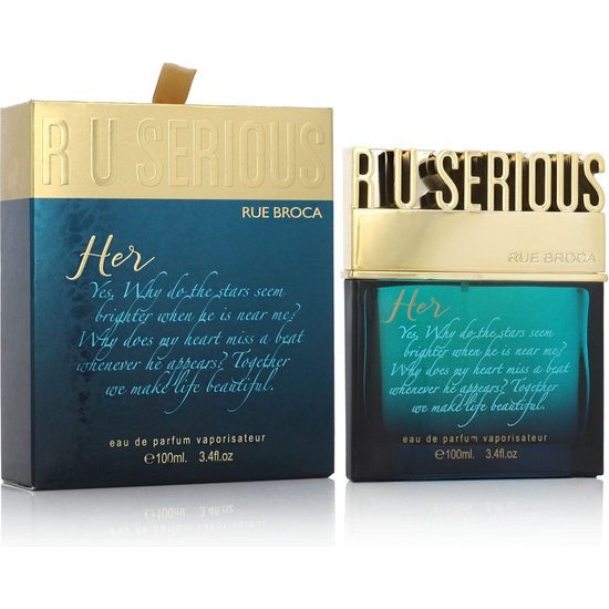 Damesparfum Rue Broca EDP R U Serious For Her 100 ml