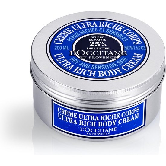 Shea Butter 25% Ultra Rich Body Cream Dry And Sensitive Skin 200 Ml By L’occitane 200ml