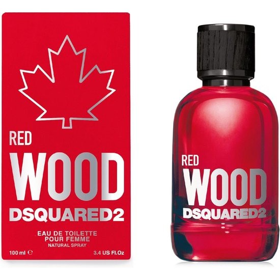 Dsquared2 – Damesparfum – Red Wood pour Femme – Eau de toilette 100 ml