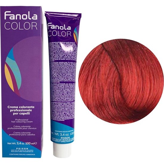 Fanola Haarverf Professional Colouring Cream 7.6 Blonde Red