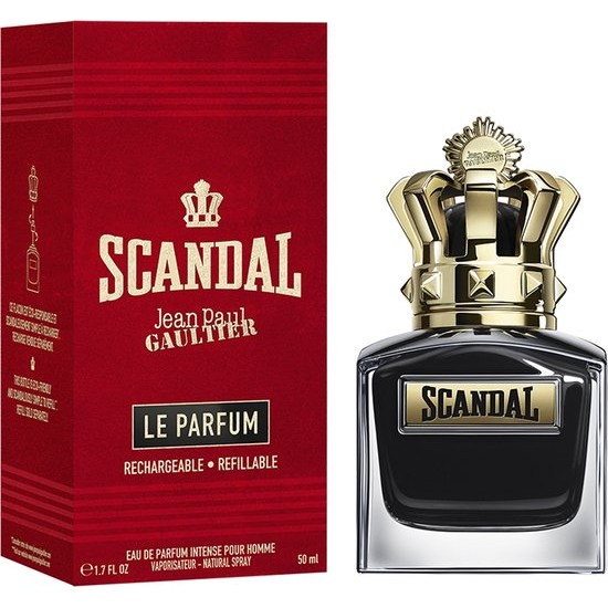 Jean Paul Gaultier Scandal pour Homme Le Parfum Refillable – 50 ml – eau de parfum intense spray – herenparfum
