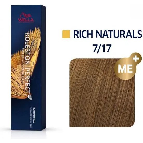 Wella Professionals Koleston Perfect Me+ – Haarverf – 7/17 Rich Naturals – 60ml