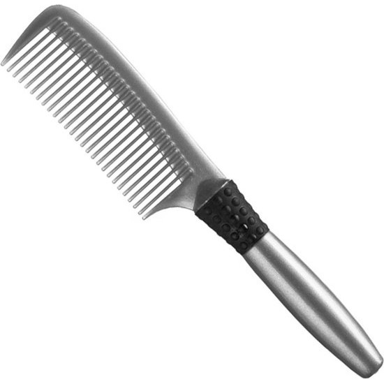 Eurostil Rubber Handle Scraper Comb Rubber Handle 1 unit