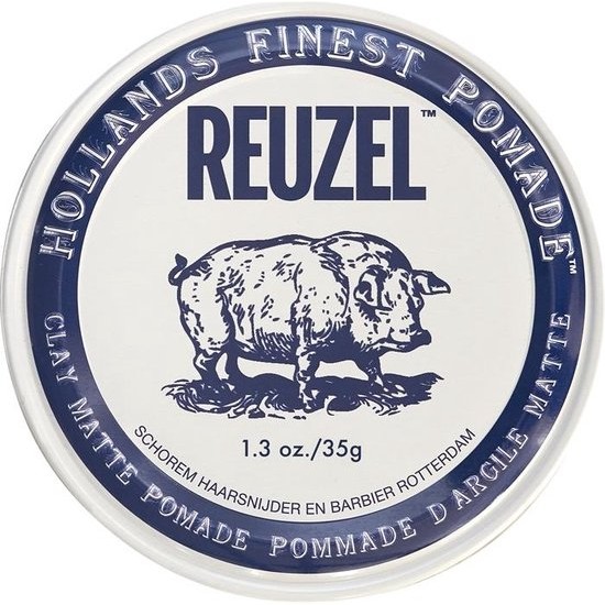 Reuzel – Hollands Finest Pomade Clay Matte Pomade Matte Hair Clay On Base Water 35G