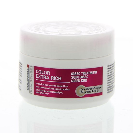 Goldwell Dualsenses Color Extra Rich 60sec Treatment – 200 ml – Haarmasker