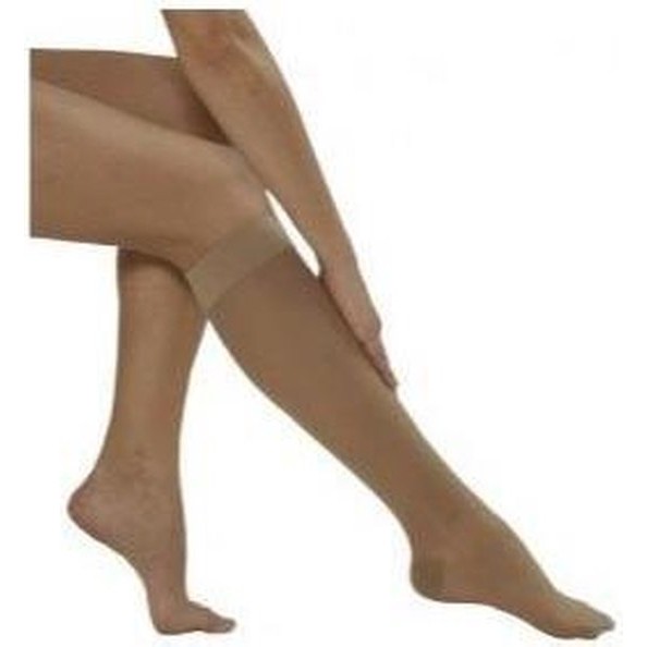 Medilast Short Stockings with Beige Toe, Medium Size