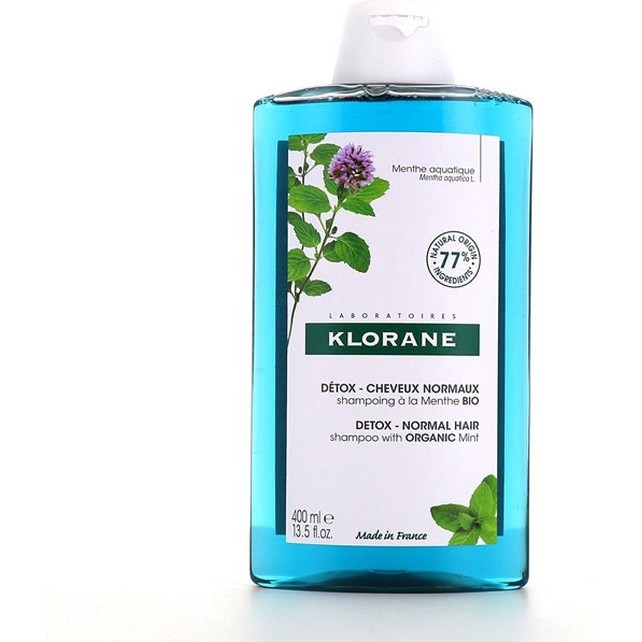 Klorane Aquatique Mint Detox Shampoo 400ml