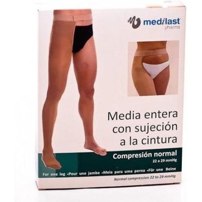Medilast Long Left Support Stockings Large 701