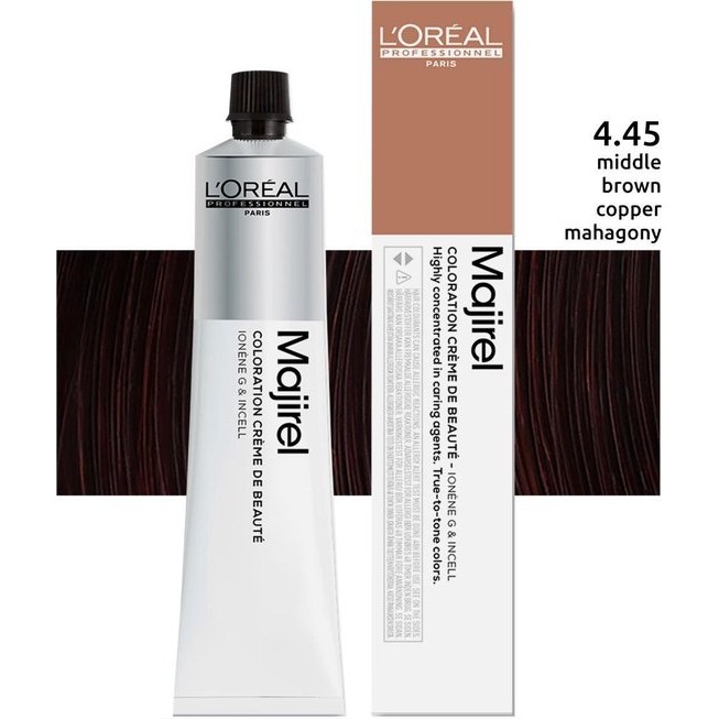 Majirel Ionene G Cream Hair Color By L’oreal #4.45-50ml