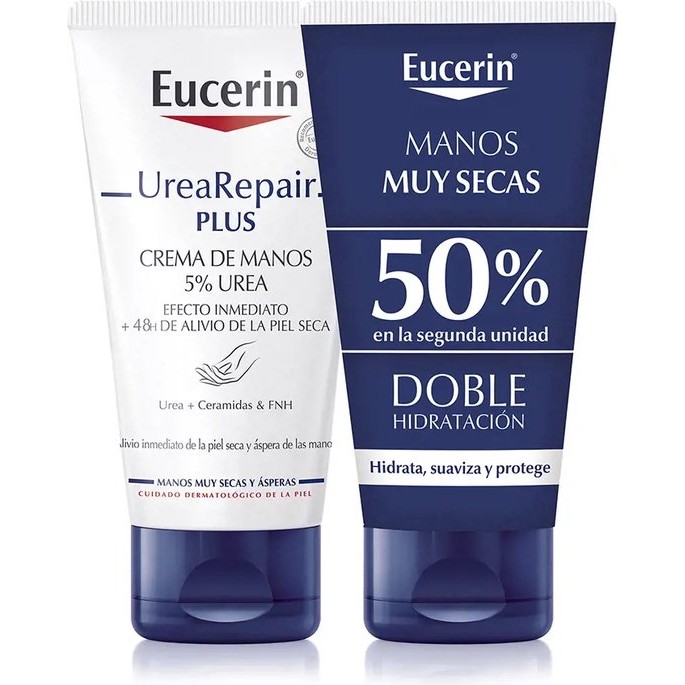 Urearepair Plus Hand Cream 5% Urea Lot 2 X By Eucerin 75 Ml