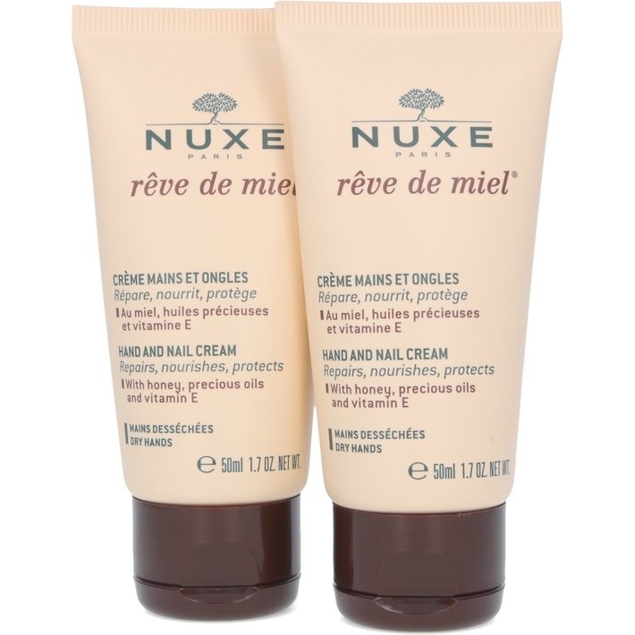 Nuxe Reve De Miel Bodycare Set Gift Set   Hand  Nail Cream 50ml   Hand  Nail Cream 50ml