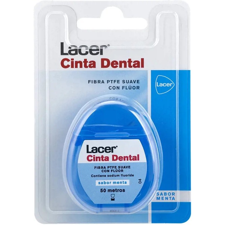 Lacer Dental Tape Ptfe Mint Flavor 50 Meters 1 U