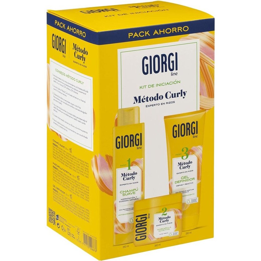 Hair Dressing Set Giorgi Curly 3 Pieces