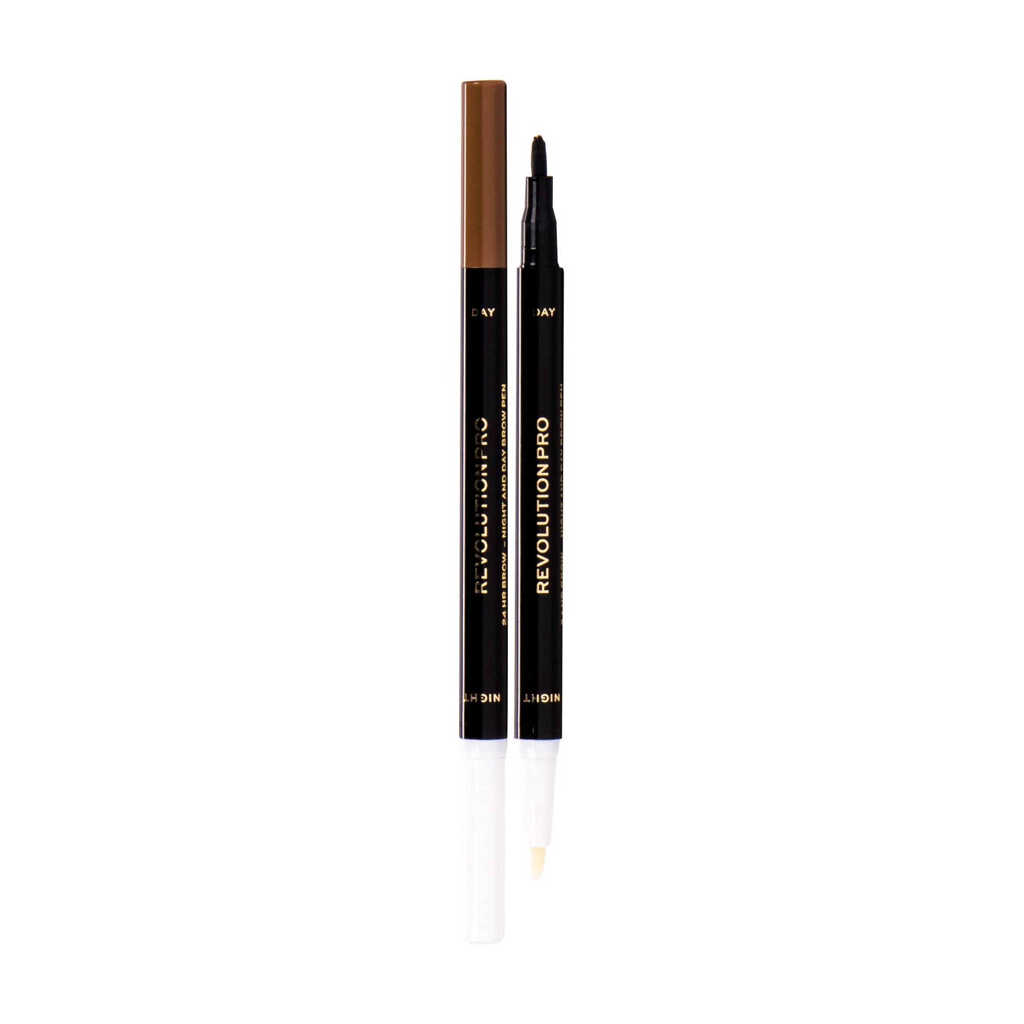 Revolution PRO Day  Night Brow Pen   Oboustranna tuzka na oboci s posilujicim serem 1 6 ml