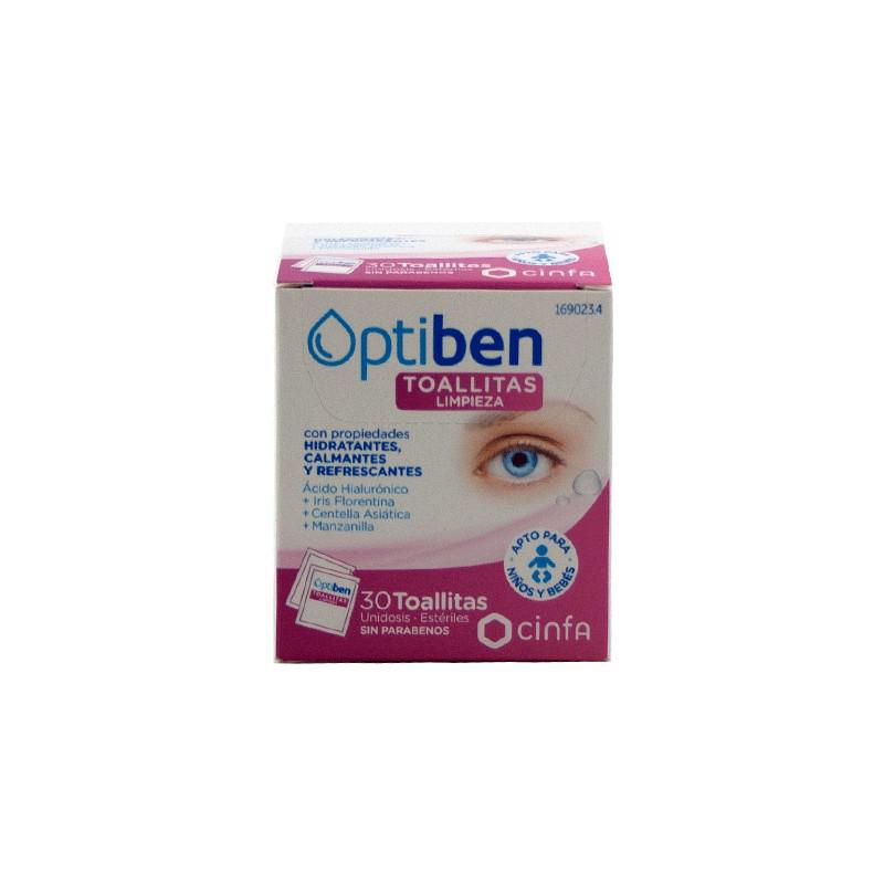 Optiben Eye Wipes 30 units